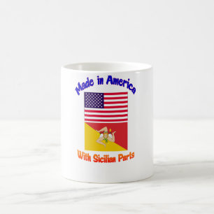 Fabriqué en Amérique avec la tasse sicilienne de