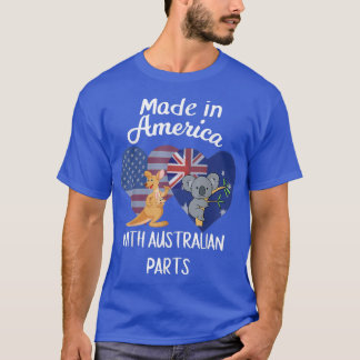 Fabriqué en Amérique avec tshirt australien