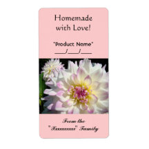 Fabriqué maison avec amour Étiquettes Cadeaux de l