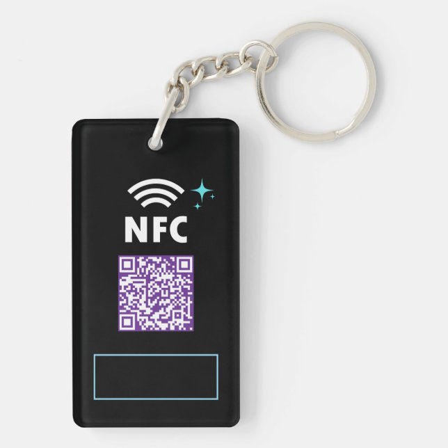 Fabriqué par MERLIN NFC Porte - clé sac Fashion ID (Dos)