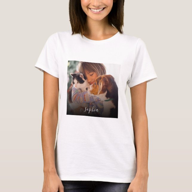 Fabriqué sur mesure - Ajouter un T-shirt photo et  (Devant)