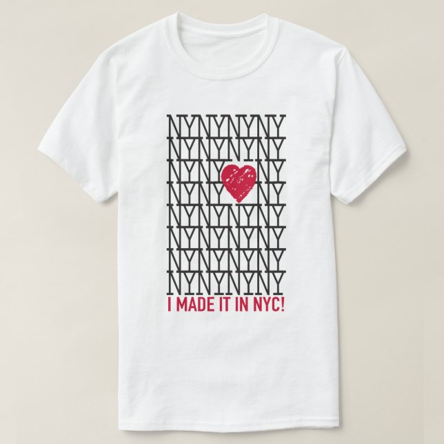 Fabriqué : T-shirt de base NYC (Design devant)