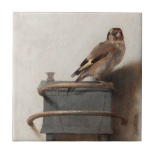 Fabritius The Goldfinch Painting Art Print Tile