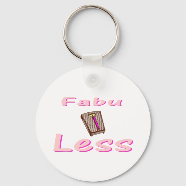 Fabu-less Keychain (Front)