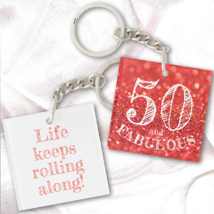 Fabuleux 50 Anniversaire Coral Parties scintillant