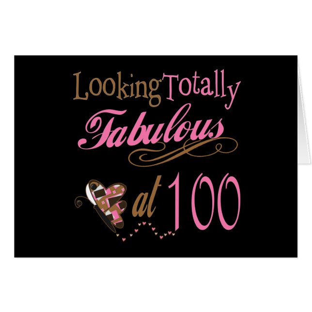 Fabuleux à 100 ans (Devant Horizontal)