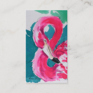 Fabuleux Cartes de visite Flamants roses