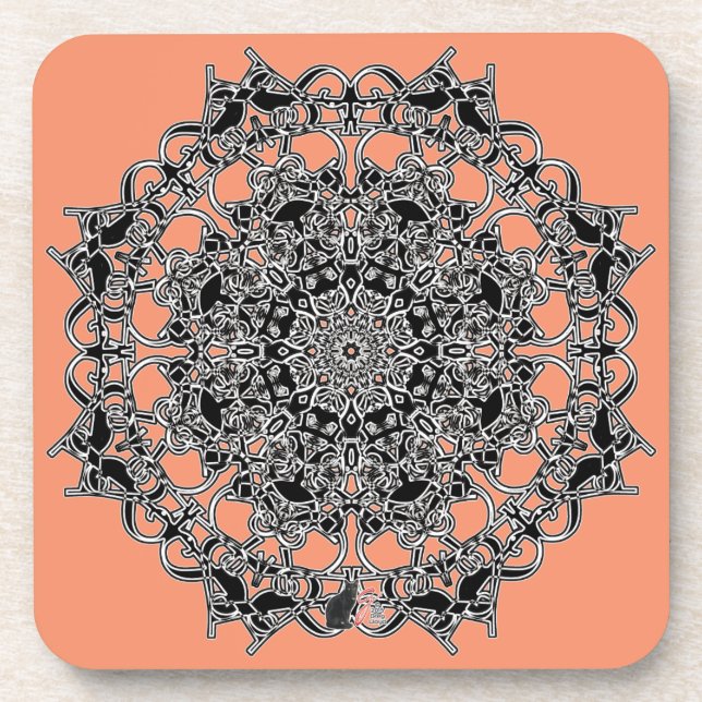 Fabuleux Dessous de verre Octa Glyph Dusk (Devant)