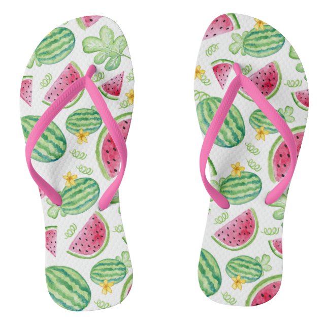 fabuleux tongs de motif de pastèque d'été (Semelle)