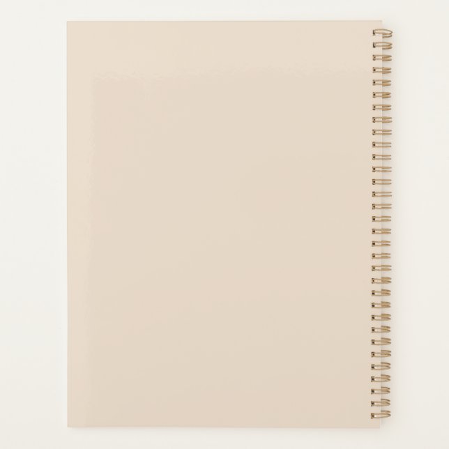 Fabulous 2025 Girly Planner - Juste pour vous! (Dos)