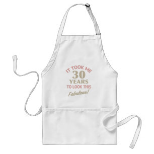 Fabulous 30th Birthday Standard Apron