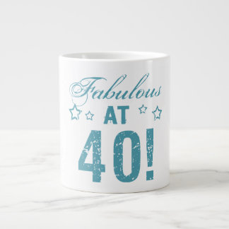Fabulous 40th Birthday Large Coffee Mug