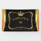 fabulous 50 Black Gold Crown Drapes Birthday party