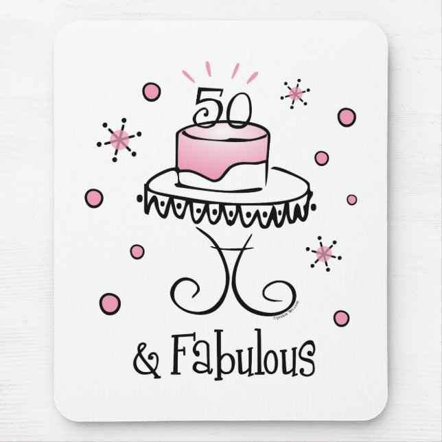 Fabulous 50 Mousepad (Front)