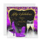 Fabulous 50 Party Purple Magenta Gold Champagne