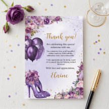 Fabulous 50 Purple Girl Modern