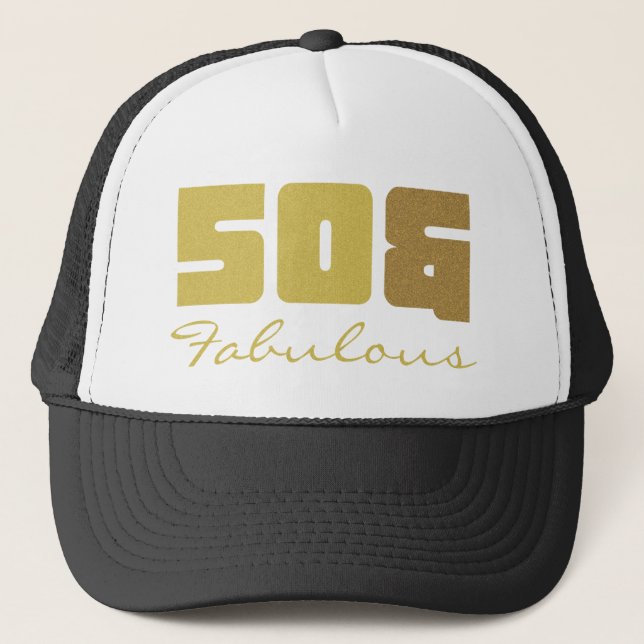 Fabulous 50th Birthday  Trucker Hat (Front)