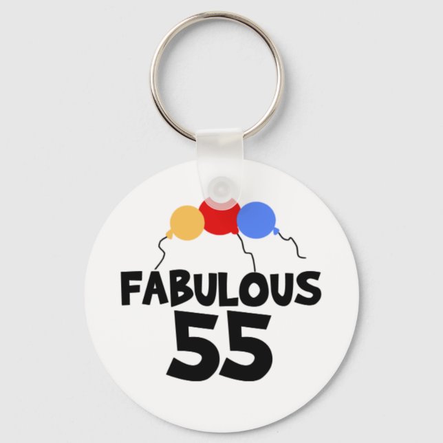 Fabulous 55 keychain (Front)