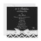 Fabulous 60 Photo Chevron Black White Birthday