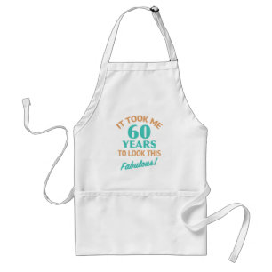 Fabulous 60th Birthday Standard Apron