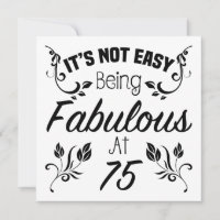 Fabulous 75th Birthday