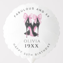 Fabulous and 50 Balloon – Modern Heels Decor