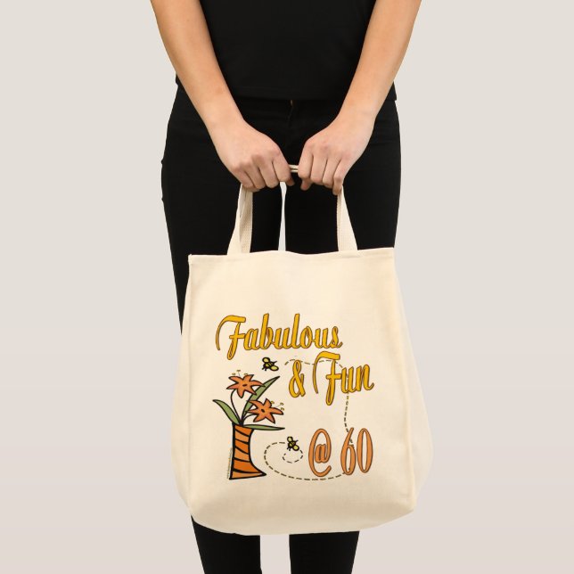 Fabulous and Fun 60th Tote Bag (Front (Product))
