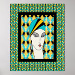 Fabulous Art Deco Poster<br><div class="desc">If you choose to download, Your local Walgreen store makes board posters of your download into different sizes and in various textures at a very good price. Sometimes with a discount. A tip from my US friend. For UK see "Digital Printing" online. I am adding my design to a poster....</div>