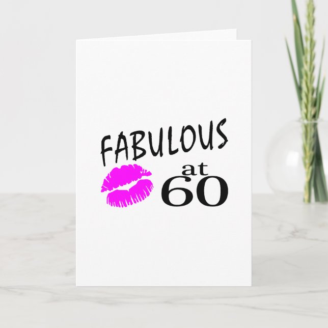 Fabulous at 60 card (Front)
