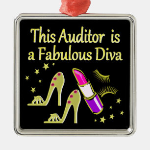 FABULOUS ATTORNEY DIVA DESIGN METAL ORNAMENT