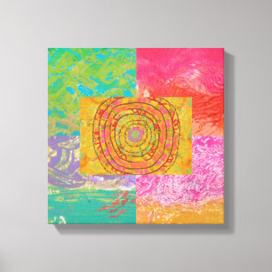 Fabulous Aztec Design Canvas Print