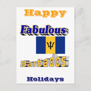fabulous barbados holiday postcard