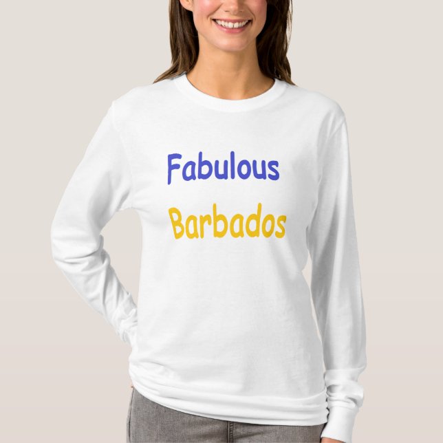 fabulous barbados t-shirts (Front)