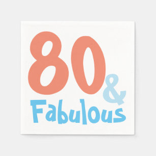 Fabulous Birthday Party Napkin