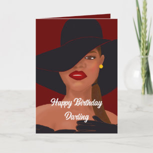 Fabulous Black Woman joyeuse carte d'anniversaire