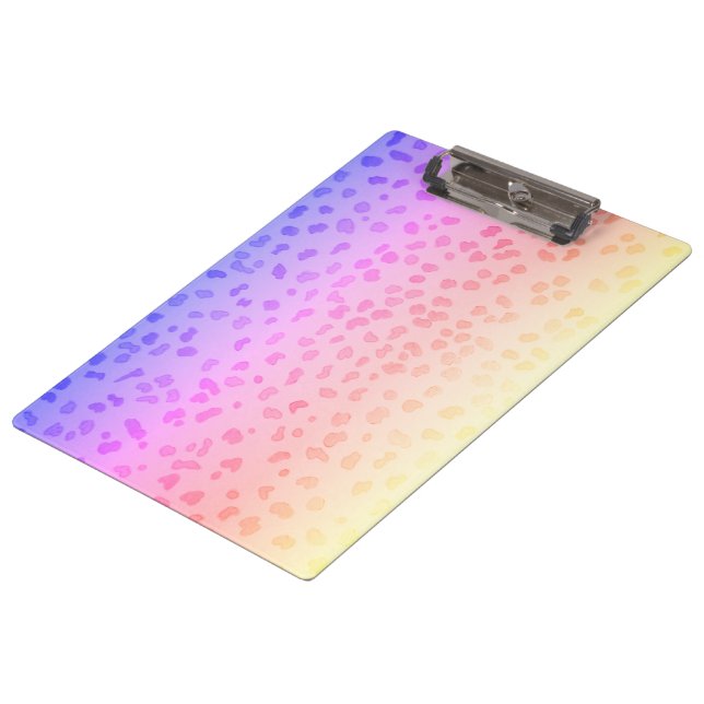 Fabulous Cheetah Print Clipboard (Angled)