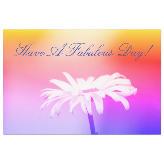Fabulous Day Colourful Daisy Tissue-paper Tissue Paper