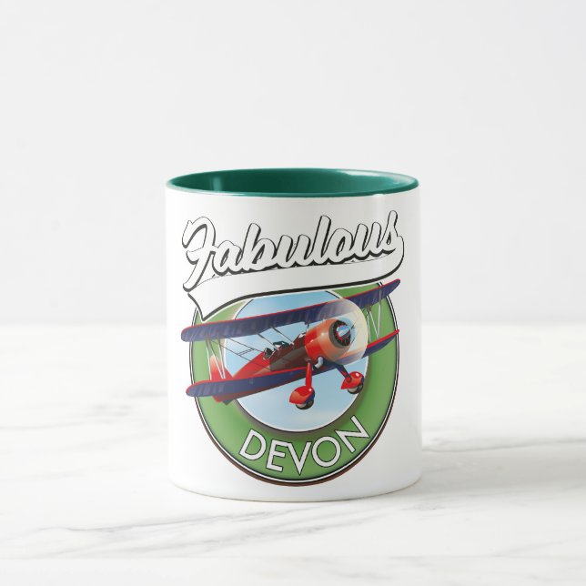 Fabulous Devon travel patch. Mug (Center)