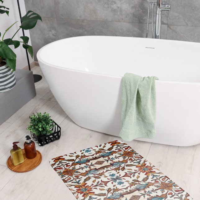 Fabulous Fall and Blue Bath Mat (Creator Uploaded)