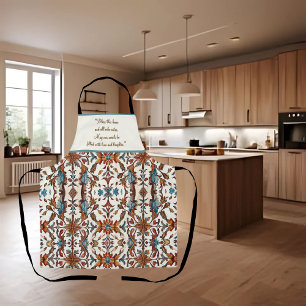 Fabulous Fall and Blue Customizable Apron