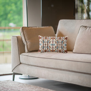 Fabulous Fall and Blue Lumbar Pillow