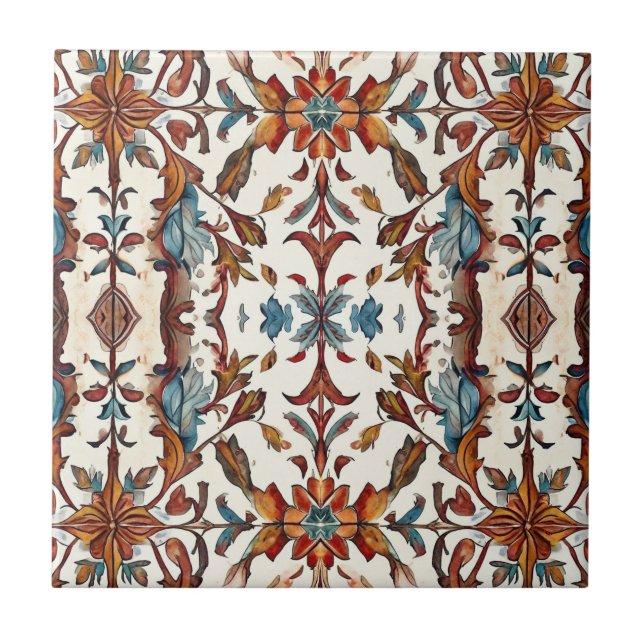 Fabulous Fall and Blue Tile (Front)
