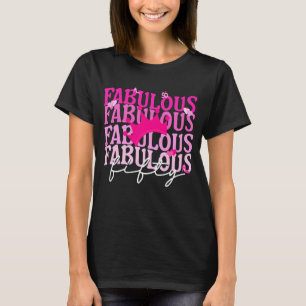 Fabulous Fifty Pink Crown 50th Birthday Celebrate T-Shirt