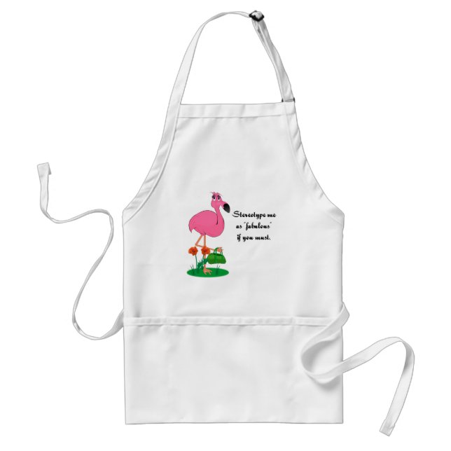 Fabulous Flamingo Apron (Front)