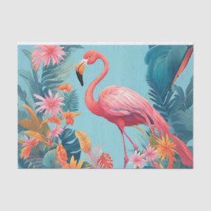 Fabulous Flamingo Decoupage Tissue Paper