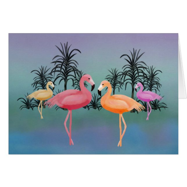 Fabulous Flamingos (Front Horizontal)