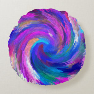 Fabulous Fleurs..... Round Pillow