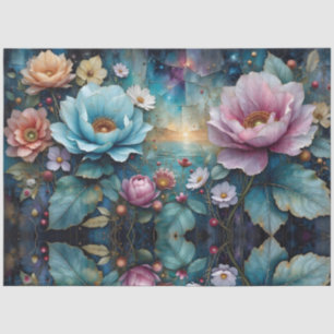 Fabulous Floral Colorful Sunrise Tissue Paper