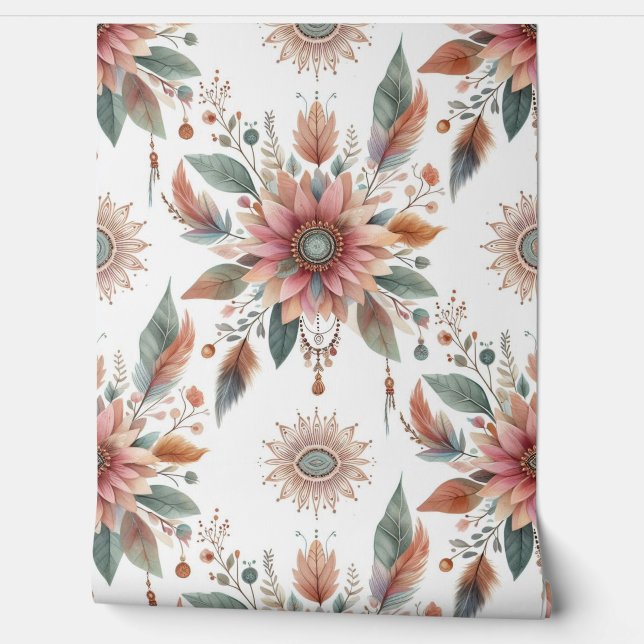 Fabulous Florals Wallpaper (Unrolling)