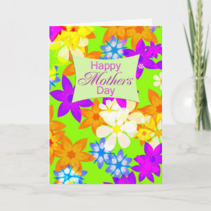 Fabulous flowers Mother's Day card